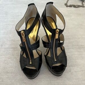 Michael Kors Leather platform heels